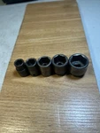 Mac - Lot Of 5 Shallow Impact Sockets,3/8 Drive,6pt (3/8 ,7/16,9/16 ,5/8 ,3/4 ). Fixed Price $26.25.