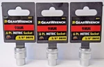 Gearwrench 3/8" Drive 6 Point Standard Socket 9mm 3pcs. Fixed Price $3.30.
