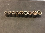 9 Piece Snap On Tools 1/2" Drive 6 Point Impact 3/8" - 7/8" Socket Set. Fixed Price $139.99.