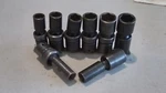 Snap On Sae Swivel Impact Socket Set 1/2 Dr.8 Pi To 7/8 Sip & Ipl Series. Fixed Price $193.98.