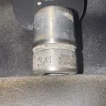 Vintage Williams St-1224 3/4 Shallow Socket 12pt 1/2" Dr 1938-46. Fixed Price $9.00.