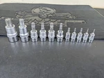 #ar476 New Cornwell Tools Combination Drive Torx 11pc Socket Set. Fixed Price $64.95.