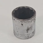 Craftsman 1-1/4" Shallow Socket 1/2" Drive 12 Point -v-47517 Usa. Fixed Price $7.88.