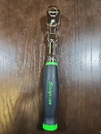 *new & Rare* Snap On Fhf80a 3/8" Green Soft Handle Ratchet Free Expedited. Fixed Price $200.80.