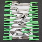 Snap-on Tools Usa New 16pc Green Plier/cutter/stripper Set Ln47acf Hl138acp. Fixed Price $1295.00.