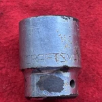 Vintage Craftsman -ee-47807 Socket 1-1/4", 3/4 Drive, 12 Point - Taiwan (t33). Fixed Price $20.00.