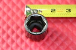Mac Tools 1'' Sae 1/2" Drive 6 Point Shallow Impact Socket Vp326r Usa. Fixed Price $18.40.
