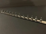 Snap-on 12-piece 1/4" Drive Sae 6-point Shallow Socket Set Tm04-tm18 - Used. Fixed Price $135.00.