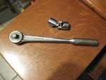 Williams S-52 1/2" Drive Superratchet & Bonus Su-1224 3/4" Universal Swiv Socket. Fixed Price $34.95.