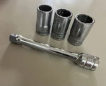Snap-on Usa 1/2" Drive Sae Shallow 12 Point Sockets Sw-190 Sw-201 Sw-221 + Fx4. Fixed Price $29.00.