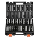 Vevor Impact Socket Set, 1/2" 19 Piece Sockets 3/8" To 1-1/2" Deep Length. Fixed Price $46.99.