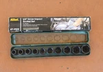 Nos Allied 1/2" Drive Sae Impact Socket Set 11 Pieces In Metal Case 47-ps12. Fixed Price $49.99.