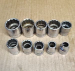 10 Pc Snap-on Tools 3/8" Drive 12-point Sae Flank Shallow Socket Set. Fixed Price $149.95.