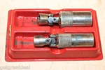 Matco Tools 3/8" Drive Chrome Spark Plug Swivel Universal Socket Set 2pc. Fixed Price $75.00.
