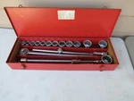 Wright Tools Usa 3/4" Inch Drive Heavy Socket Set 19 Pieces W/case 12 Point Used. Fixed Price $404.98.