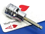 Snap-on Usa 3/8" Drive Standard 4mm Metric Ball Hex Driver Socket Fabm4e New Bit. Fixed Price $27.00.