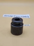 Snap-on Imm342 34mm 3/4" Drive 6 Point Black Oxide Shallow Impact Socket Usa. Fixed Price $47.99.