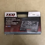 Teq Correct Tap And Die Set, 39 Piece Model # Tq455tw New. Fixed Price $44.00.
