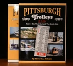 Pittsburgh Trolleys In Color, Two Volumes By Edward Ridolph. Fixed Price $80.00.