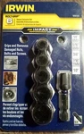 Irwin Bolt-grip 6pc Impact Twist Socket Extractor Set 1/4" To 1/2" #1859143. Fixed Price $51.14.