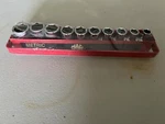 New Mac Tools 10-pc. 1/2" Drive Metric Socket Set - 6-pt. Svm106tr. Fixed Price $200.00.