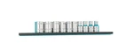 Vim Tools 10 Pc. 1/4'' Dr. Sae Socket Set With 8" Magrail (s400). Fixed Price $93.00.