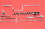 Snap-on 3/8" Drive 21pc Sae Shallow General Service Socket Ratchet Extension Set. Fixed Price $223.51.