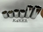 Snap-on Tools New 3/8" Drive 6pc 15/16" & 1" Sae Add On 6pt Shallow Semi Deep. Fixed Price $299.95.