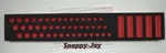 Snap-on Tools Usa New Red Foam For 45pc 3/8" Drive Metric Socket Set Fms003br. Fixed Price $249.95.