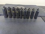 #aw492 New Matco Tools 1/2"-drive Deep Metric Impact 6-point Socket Set. Fixed Price $159.95.