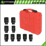 9x (29-38mm) Deep Impact Socket Set 1/2" Drive Metric Axle Hub Nut Sockets Tool. Fixed Price $41.60.
