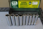 Sk Tools Usa - 9pc 1/4" Drive Metric Deep Socket Set 6 Point 6mm-13mm. Fixed Price $49.99.