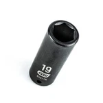 Gearwrench 1/2" Drive 6 Pt. Deep Impact Socket, 19mm - 84577n Black. Fixed Price $11.75.