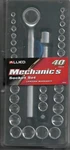 Allied Mechanic's 40 Piece Socket Set Lifetime Warranty. Fixed Price $8.88.