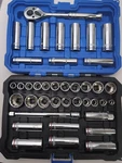 Kobalt - 40pc Mechanics Tool (12pt Sae/metric Sockets) Set #0573338 3/8" Drive. Fixed Price $37.95.