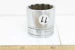 Snap On Fh281 7/8" 3/8" Drive 12 Point Shallow Chrome Socket Usa. Fixed Price $12.99.