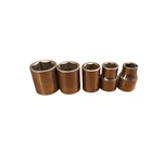 Lot Of 5 Vintage Craftsman Shallow Sockets 3/8 Drive 6 Pt 43548. Fixed Price $10.00.