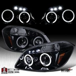Smoke Led Halo Projector Headlights Fit 2005-2010 Chevy Cobalt 07-09 Pontiac G5. Fixed Price $145.99.