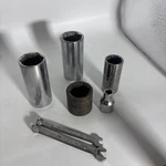 Random Assortment 5 Craftsman Sockets Some Ee, G, V Sae, Metric (plus 2 Wrench). Fixed Price $24.99.
