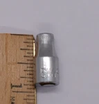 Vintage Craftsman 1/4" Dr 5m/m 6 Pt Shallow Socket Top Knurl Vv 43501 Usa Nos. Fixed Price $8.66.