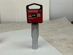 Craftsman Cmmt 83186, 7/16in. 1/2 Drive 12pt Deep Sae Socket, Taiwan. Fixed Price $4.25.