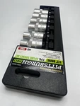 Pittsburgh Pro #96809 Only 6 Pcs- 1/2" Drive Spline Socket Set Sae 3/8"-3/4". Fixed Price $12.99.