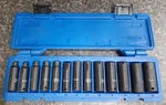 (ri4) Cornwell Tools Blue Power Metric Impact Socket Set Cbpi2lm. Fixed Price $89.99.