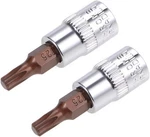 Uxcell 2pcs 1/4" Drive X T25 Torx Bit Socket, S2 Steel Bits Cr-v Sockets. Fixed Price $9.45.