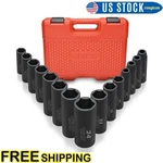 1/2" Impact Metric Socket Set Hex Heavy Duty Drive Forge Workshop Hand Tool New. Fixed Price $66.61.