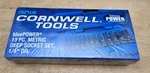 New Cornwell Cbp1lm- 1/4" Drive Metric 13 Pc Deep 6 Pt Chrome Socket Set W/ Case. Fixed Price $62.95.