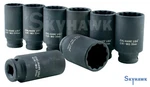 8pc 1/2"dr 12pt Metric Spindle/axle Nut Deep Impact Socket Set Crmosteel Blkpo4. Fixed Price $58.99.