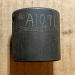 Snap-on P432 Usa 1/2" Drive Shallow Impact Socket 1 Sae Double Square 8 Pt - C. Fixed Price $13.00.