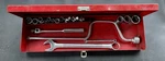 Vintage Proto Professional 18pc Socket & Wrench Tool Lot W/ Metal Toolbox. Fixed Price $99.99.
