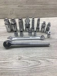 Tool Lot Sockets Wrench Hyper Tough Chrome Vanadium Popular Mechanic. Fixed Price $14.99.